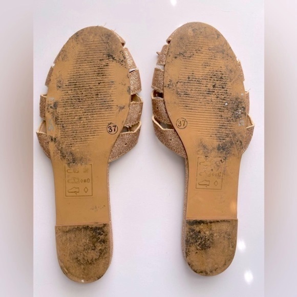 Rose Gold Flat Mules - Picture 5 of 7